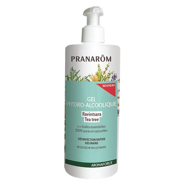 Pranarom – Aromaforce Gel Hydroalcoolique Ravintsara & Tea Tree