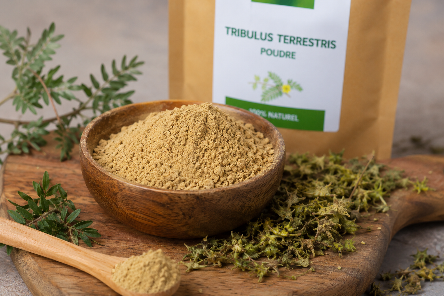Tribulus Gokshura en Poudre (Tribulus terrestris)