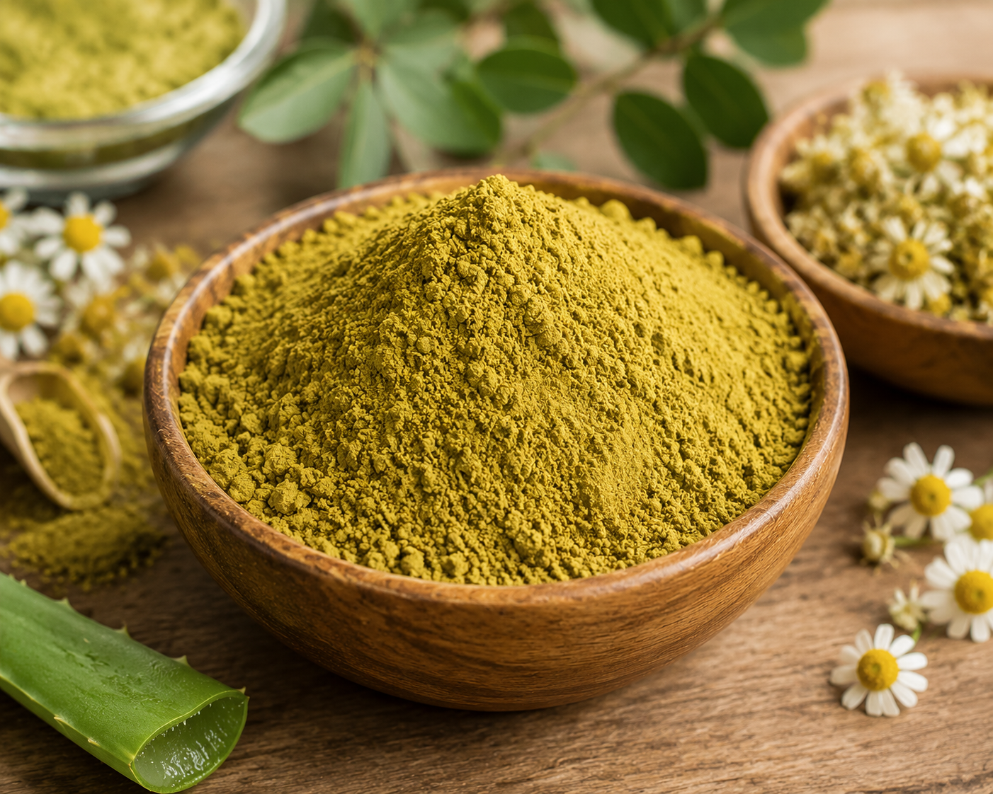 Henné Blond d’Or Bio – Soin Végétal Éclaircissant & Nuance Dorée