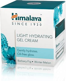 Himalaya Light hydrating gel cream is fortified with Barbary fig and winter melon | moisturize keeping it hydrated and supple| Rejuvenates and protects skin, Best suited for oily skin- 50g