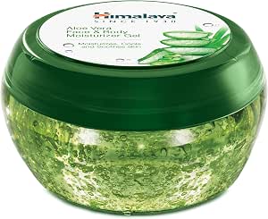 Himalaya Aloe Vera Face & Body Moisturizer for Hydrated and Moisturized Skin Lightweight and Non-Sticky | Cools, Soothes and Softens the Skin, No Paraben and Harsh Chemicals -300ml