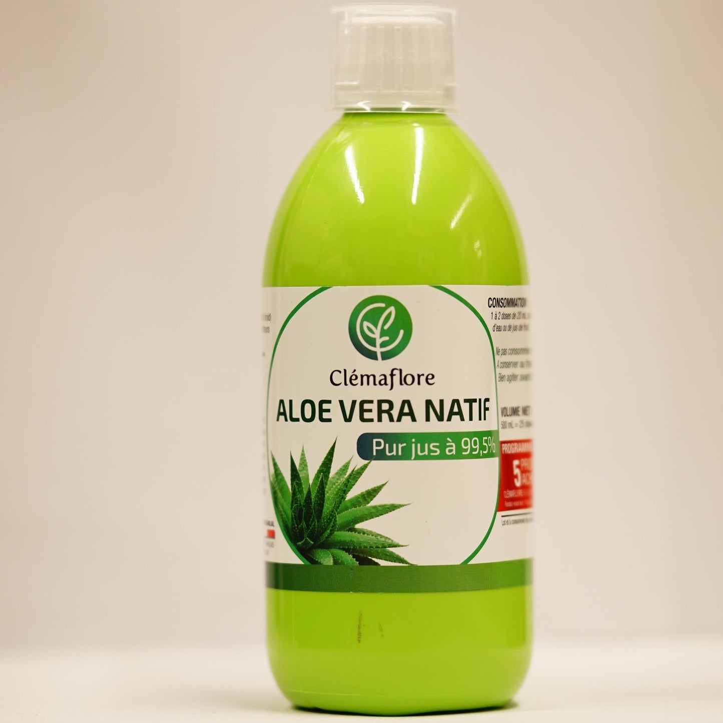 Clémaflore – Aloe Vera Jus Pulpé Bio