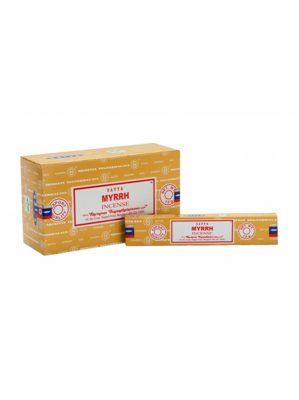 Satya – Bâtons d'Encens à la Myrrhe