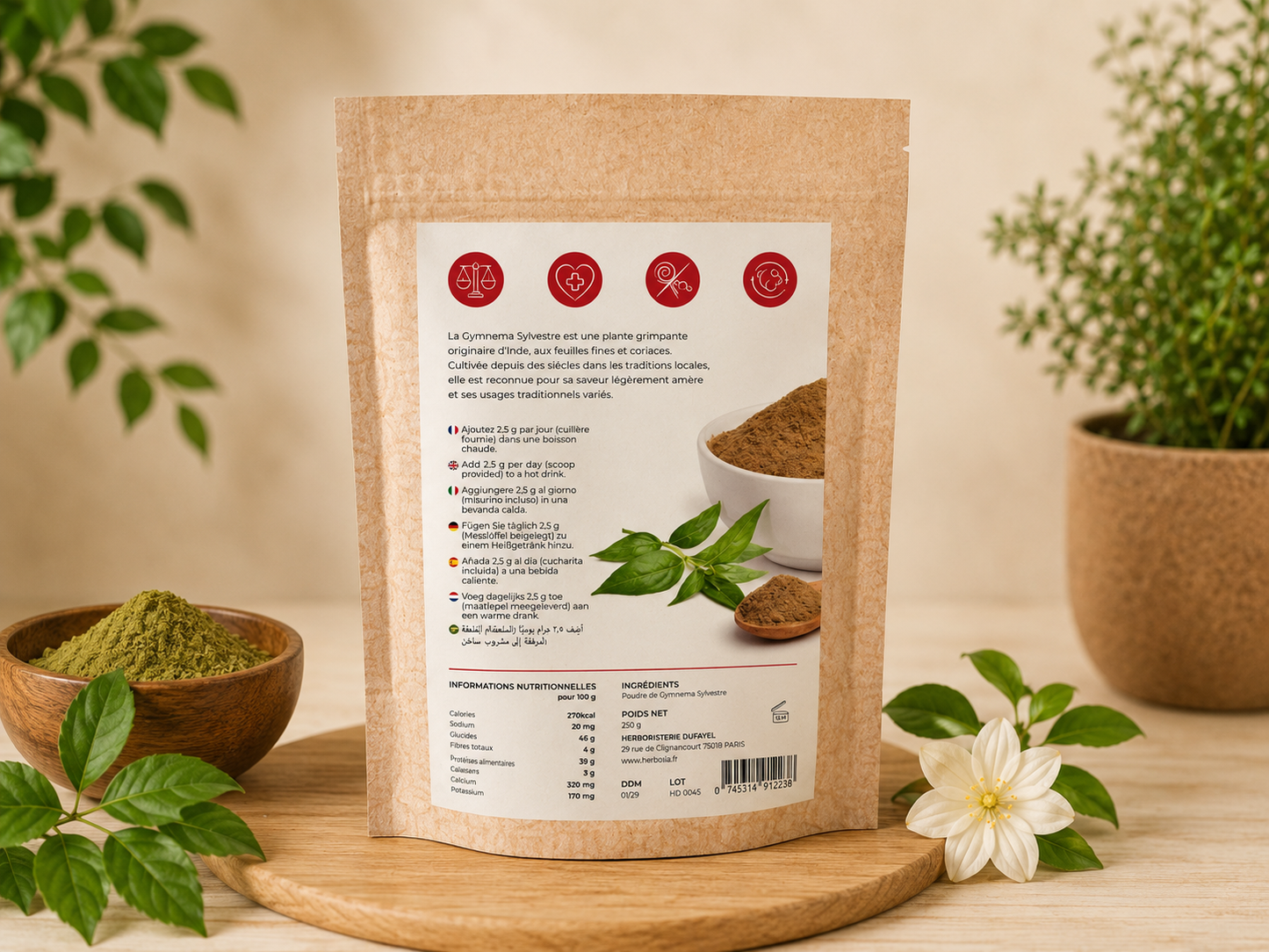 Herbosia – Gymnema Sylvestris en Poudre
