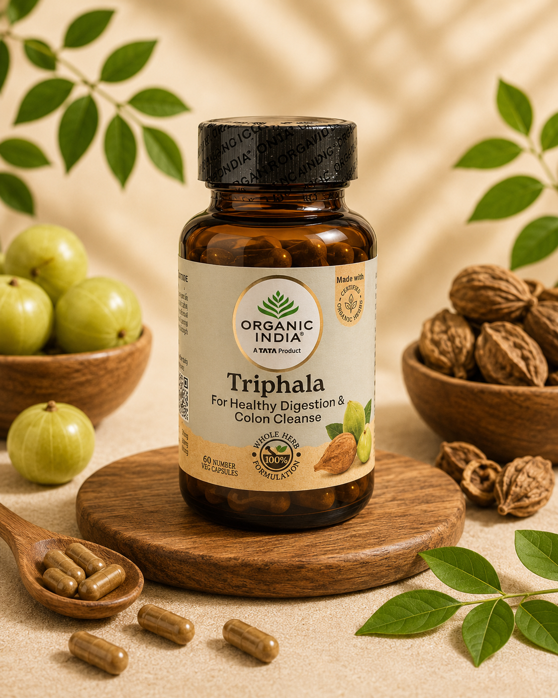 Triphala Organic India – 60 Gélules