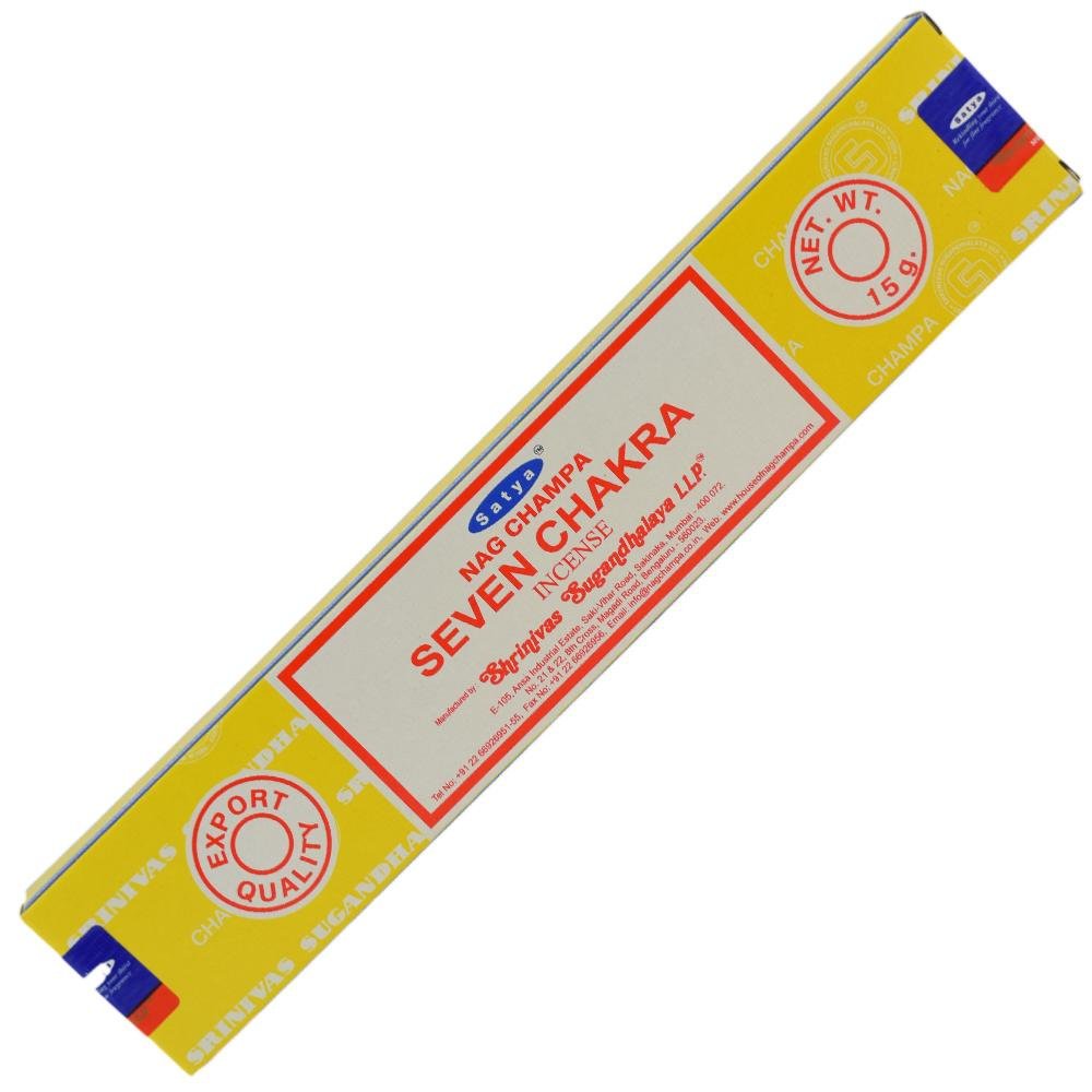 Satya – Bâtons d'encens Sept Chakras