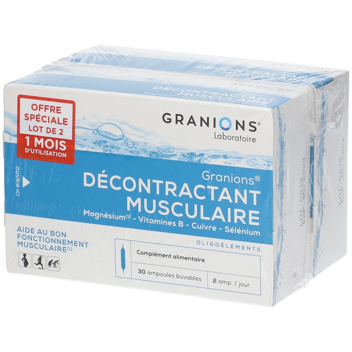Granions – Décontracturant Musculaire Lot de 2