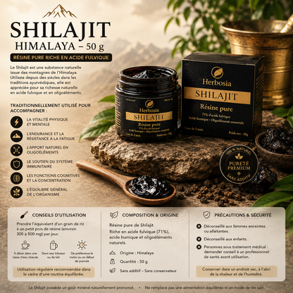 Shilajit résine pure