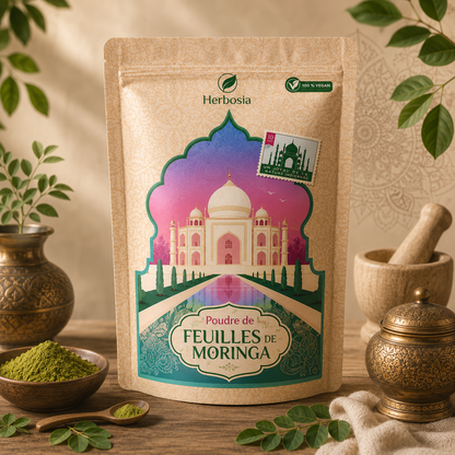 Herbosia – Feuilles de Moringa en Poudre – 250 g