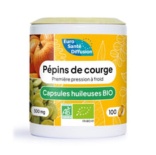 Capsules huileuses de pépins de courge Bio