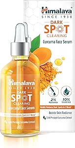 Himalaya Dark Spot Clearing Curcuma Sérum visage, réduit visiblement les taches brunes en 1 semaine, 30 ml