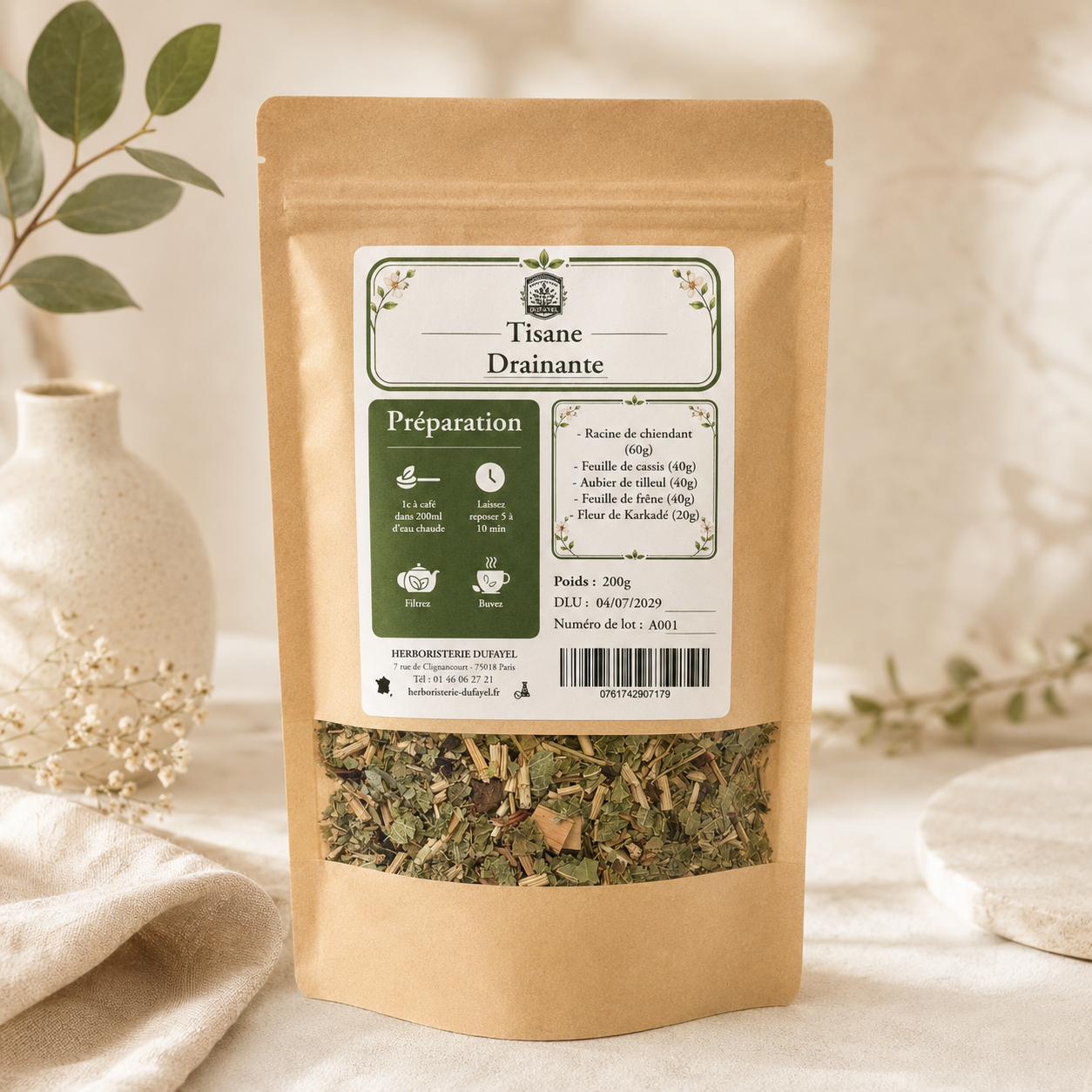 Tisane Drainante – 200g