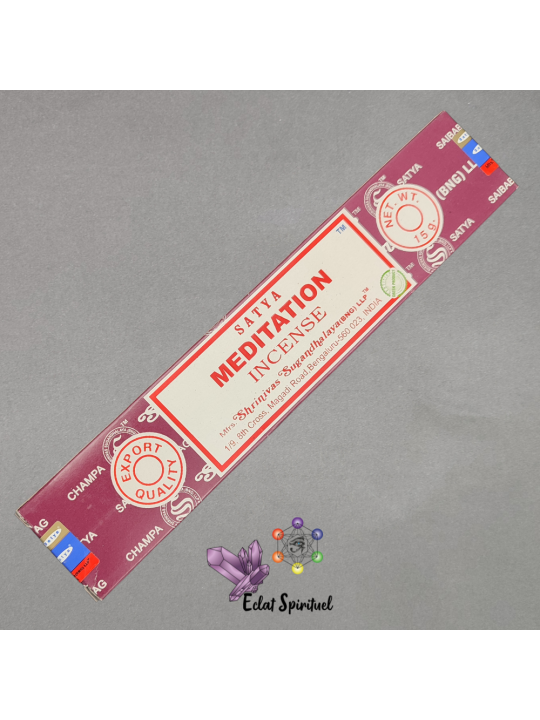 Satya – Bâtons d'encens Méditation