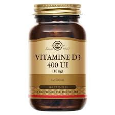 Solgar – Vitamine D3 400 UI Softgels