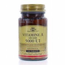 Solgar – Vitamine A Sèche Comprimés