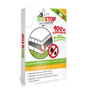 BIOSTOP PLAQUE ANTI-PUNAISES DE LIT