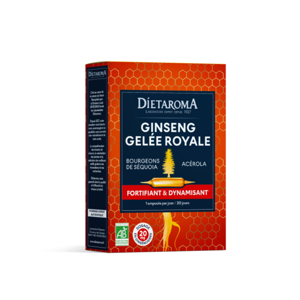 GINSENG GELEE ROYALE VITAMINE C 20AMP
