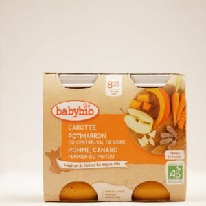 Babybio Puree Carotte Potimarron Canard 200gx2