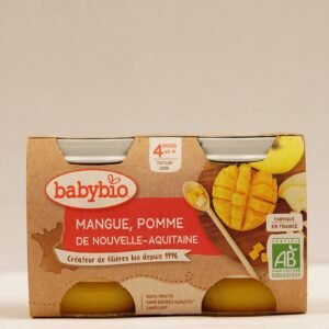 Babybio Puree Compote Mangue Pomme 130gx2