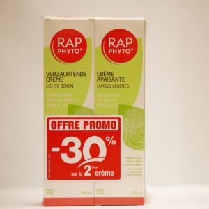 Rap Phyto Creme Apaisante Jambes Legeres 2x100ml