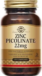 Solgar Zinc Picolinate 22mg Cpr 100