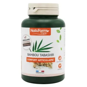 Gélules Bambou Tabashir (200 gélules)Nat&Form