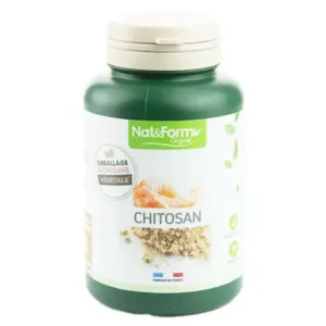 Gélules Chitosan (200 gélules) Nat&Form